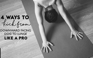 Downward Dog To Lunge