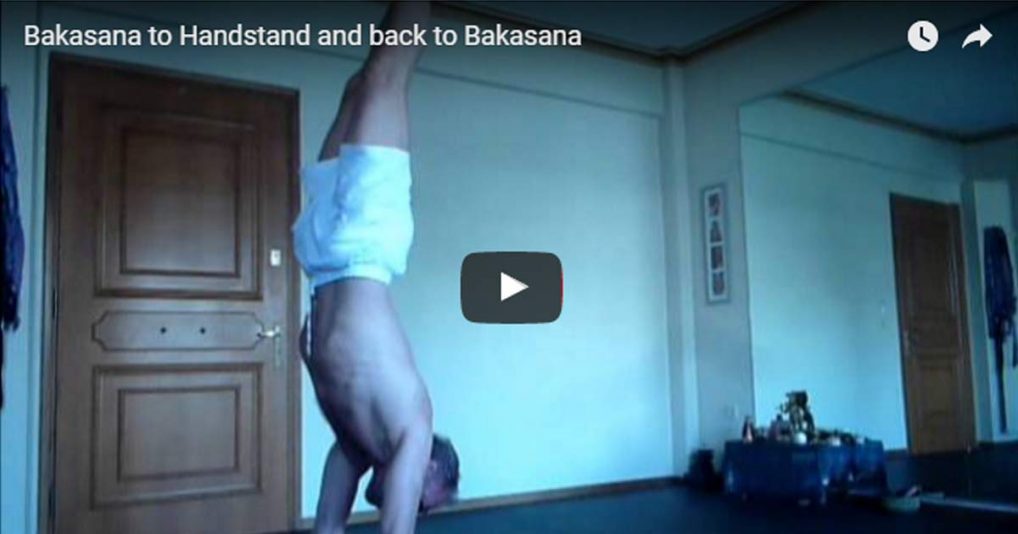 Bakasana to Handstand And Back To Bakasana