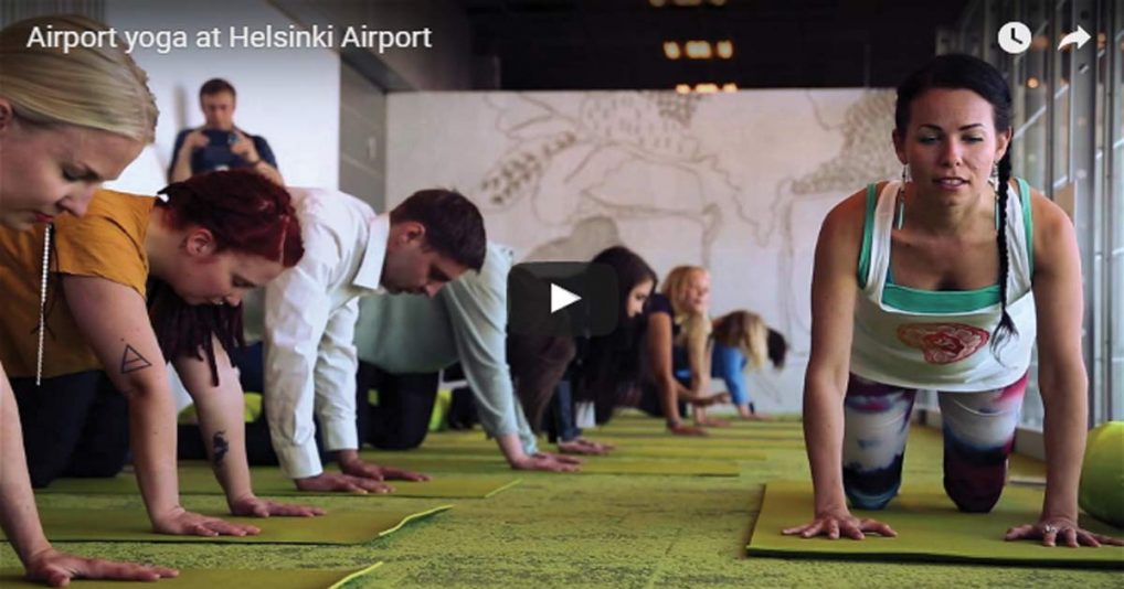 Yoga In The Airport – What A Fantastic Idea