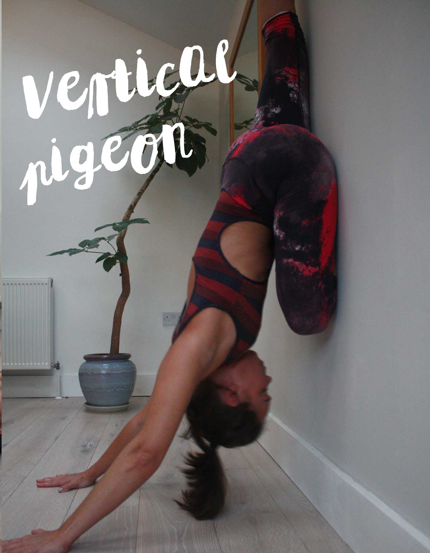 wall-yoga-vertical-pigeon